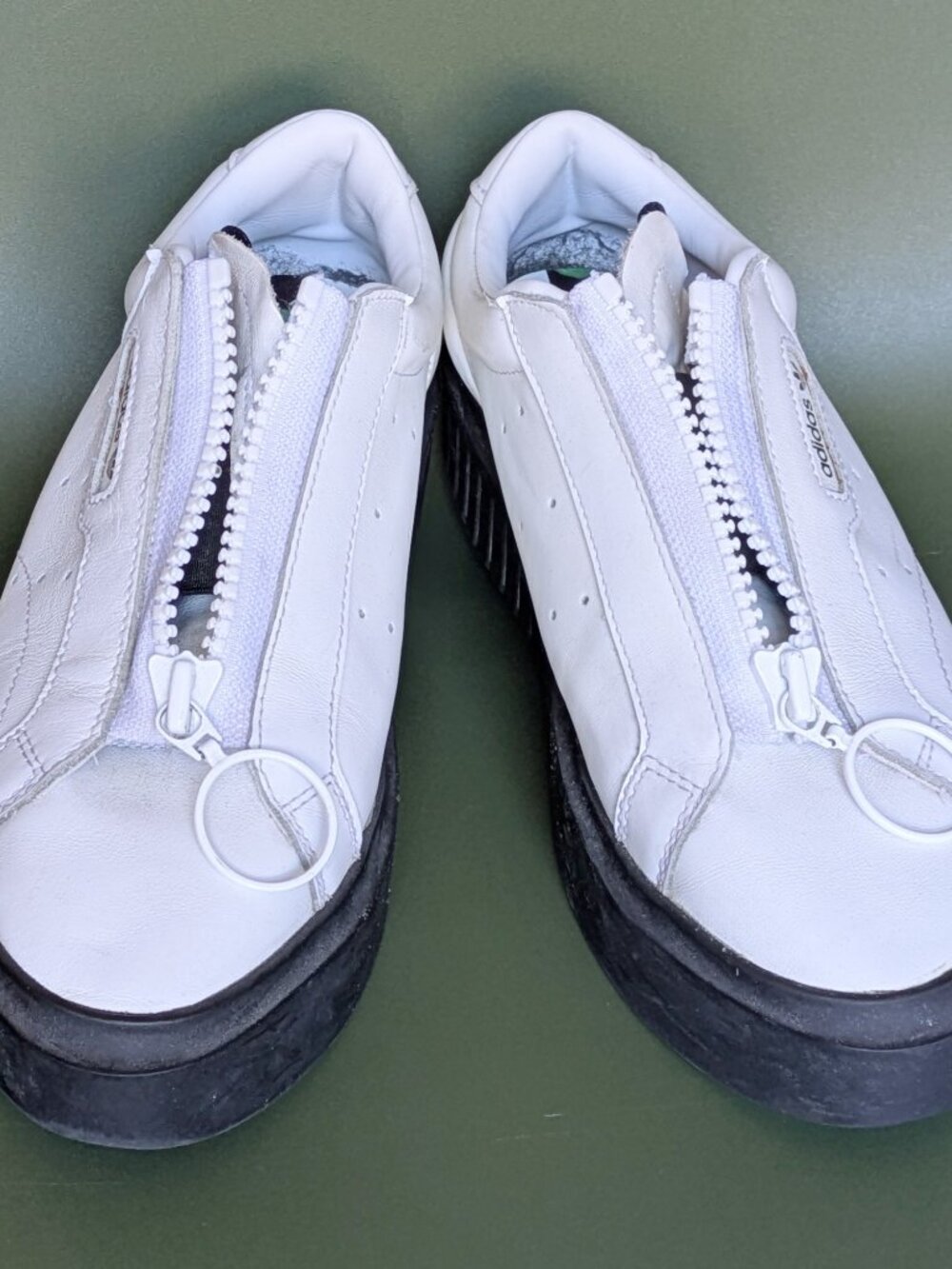Adidas Sleek Super Zip white womens 8